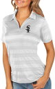 【送料無料】 アンティグア レディース ポロシャツ トップス Antigua Women's Chicago White Sox Compass White P...