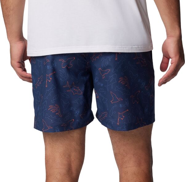 【送料無料】 コロンビア メンズ ハーフパンツ・ショーツ 水着 Columbia Men's 6" Inseam PFG Rambler Swim Short Nocturnal Cast N Blast