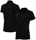 【送料無料】 アンティグア レディース ポロシャツ トップス Antigua Women's Tunnel Golf Polo Black Multi