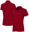 【送料無料】 アンティグア レディース ポロシャツ トップス Antigua Women's Tunnel Golf Polo Dark Red