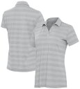 【送料無料】 アンティグア レディース ポロシャツ トップス Antigua Women's Tunnel Golf Polo Grey Multi