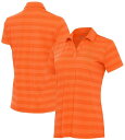 【送料無料】 アンティグア レディース ポロシャツ トップス Antigua Women's Tunnel Golf Polo Mango Multi