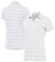 【送料無料】 アンティグア レディース ポロシャツ トップス Antigua Women's Tunnel Golf Polo White Multi