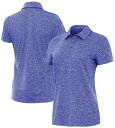 【送料無料】 アンティグア レディース ポロシャツ トップス Antigua Women's Matter Golf Polo Blue
