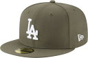【送料無料】 ニューエラ レディース 帽子 アクセサリー New Era Men's Los Angeles Dodgers 59Fifty Olive Fitted Hat