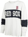 【送料無料】 フォーティーセブン レディース Tシャツ トップス '47 Women's Boston Red Sox Taylor Long Sleeve T-Shirt