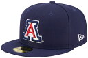 【送料無料】 ニューエラ レディース 帽子 アクセサリー New Era Men's Arizona Wildcats Navy 59Fifty Fitted ...