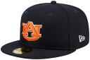 【送料無料】 ニューエラ レディース 帽子 アクセサリー New Era Men's Auburn Tigers Navy 59Fifty Fitted Hat