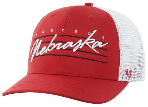 【送料無料】 フォーティーセブン メンズ 帽子 アクセサリー '47 Men's Nebraska Cornhuskers Red Downburst Trucker Adjustable Hat 【送料無料】 フォーティーセブン メンズ 帽子 アクセサリー '47 Men's Nebraska Cornhuskers Red Downburst Trucker Adjustable Hat