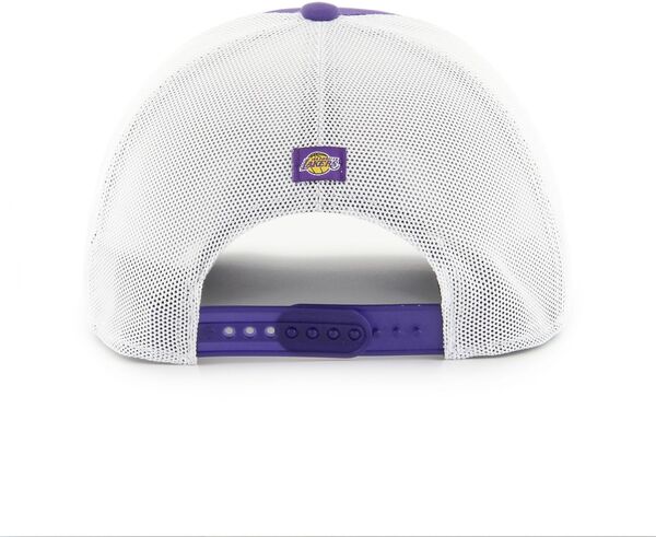 【送料無料】 フォーティーセブン メンズ 帽子 アクセサリー 47 Brand Adult Los Angeles Lakers Downburst Trucker Adjustable Hat