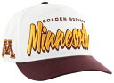 【送料無料】 フォーティーセブン メンズ 帽子 アクセサリー '47 Adult Minnesota Golden Gophers White Drop Shadow Hitch Adjustable Hat