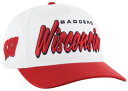 【送料無料】 フォーティーセブン レディース 帽子 アクセサリー '47 Adult Wisconsin Badgers White Drop Shadow Hitch Adjustable Hat