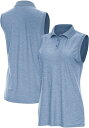 【送料無料】 アンティグア レディース ポロシャツ トップス Antigua Women's Recap Sleeveless Golf Polo Quiet ...