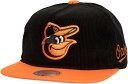 【送料無料】 ミッチェル&ネス レディース 帽子 アクセサリー Mitchell & Ness Adult Baltimore Orioles Black De...