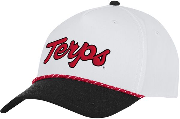 【送料無料】 アンダーアーマー メンズ 帽子 アクセサリー Under Armour Adult Maryland Terrapins Black Sideline Rope Snapback Adjustable Hat
