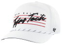 【送料無料】 フォーティーセブン レディース 帽子 アクセサリー ‘47 Men's Texas Tech Red Raiders White Down Burst Hitch Adjustable Hat(4)