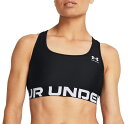 【送料無料】 アンダーアーマー レディース ブラジャー アンダーウェア Under Armour Women's HeatGear Mid Branded Sports Bra Black