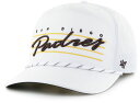 【送料無料】 フォーティーセブン メンズ 帽子 アクセサリー '47 Brand Adult San Diego Padres White Downburst Hitch Adjustable Hat(4)
