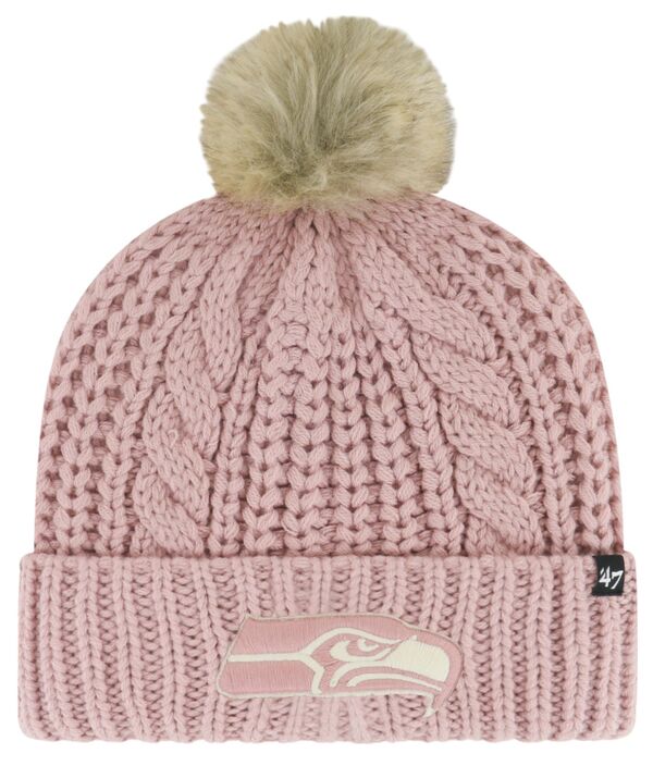 【送料無料】 フォーティーセブン レディース 帽子 ニットキャップ アクセサリー '47 Women's Seattle Seahawks Meeko Dusty Rose Cuffed Knit Beanie