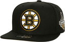 【送料無料】 ミッチェル&ネス レディース 帽子 アクセサリー Mitchell & Ness Adult Boston Bruins Patch Black ...
