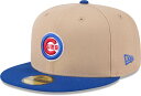 【送料無料】 ニューエラ メンズ 帽子 アクセサリー New Era Chicago Cubs Brown Evergreen 59Fifty Fitted H...