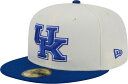 【送料無料】 ニューエラ レディース 帽子 アクセサリー New Era Men's Kentucky Wildcats White 59Fifty Fitte...