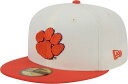 【送料無料】 ニューエラ レディース 帽子 アクセサリー New Era Men's Clemson Tigers White 59Fifty Fitted H...