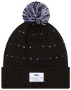 【送料無料】 ニューエラ レディース 帽子 アクセサリー New Era Women's Baltimore Ravens Black Heart Knit H...