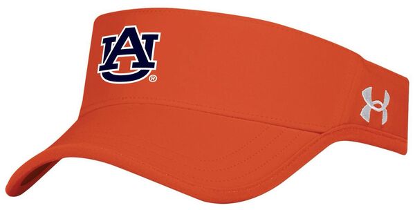 【送料無料】 アンダーアーマー メンズ 帽子 アクセサリー Under Armour Adult Auburn Tigers Orange Driver Sideline Visor