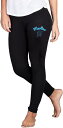 【送料無料】 コンセプツ スポーツ レディース レギンス ボトムス Concepts Sport Women's Miami Marlins Black Fraction Leggings