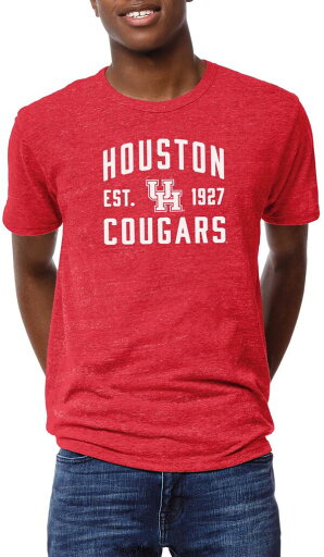【送料無料】 リーグレガシー メンズ Tシャツ トップス League-Legacy Men's Houston Cougars Red Tri-Blend Victory T-Shirt 【送料無料】 リーグレガシー メンズ Tシャツ トップス League-Legacy Men's Houston Cougars Red Tri-Blend Victory T-Shirt