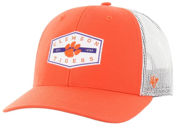 【送料無料】 フォーティーセブン レディース 帽子 アクセサリー '47 Men's Clemson Tigers Orange Convoy Trucker Adjustable Hat