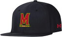 【送料無料】 アンダーアーマー レディース 帽子 アクセサリー Under Armour Men's Maryland Terrapins Black Fitt...