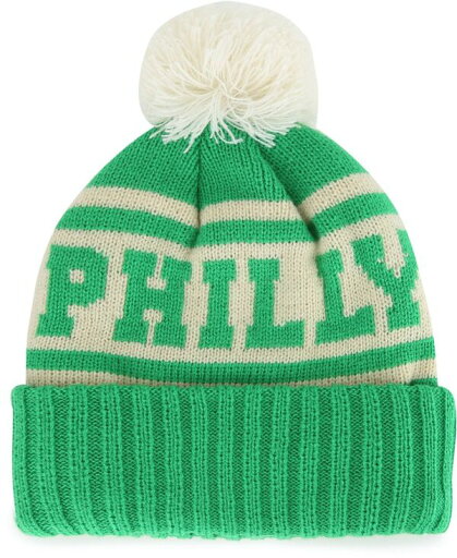 【送料無料】 アメリカンニードル メンズ 帽子 ニットキャップ アクセサリー American Needle Adult Philadelphia Pom Green Beanie 【送料無料】 アメリカンニードル メンズ 帽子 ニットキャップ アクセサリー American Needle Adult Philadelphia Pom Green Beanie