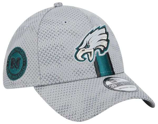 【送料無料】 ニューエラ レディース 帽子 アクセサリー New Era Men's Philadelphia Eagles Sideline Grey 39Thirty Stretch Fit Hat