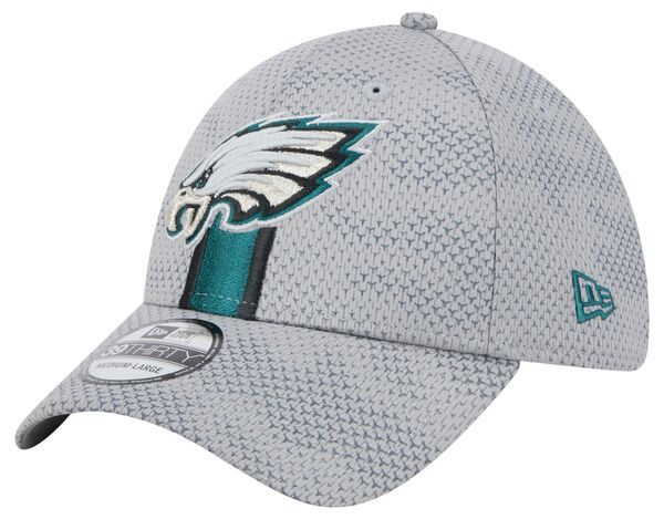 【送料無料】 ニューエラ レディース 帽子 アクセサリー New Era Men's Philadelphia Eagles Sideline Grey 39Thirty Stretch Fit Hat