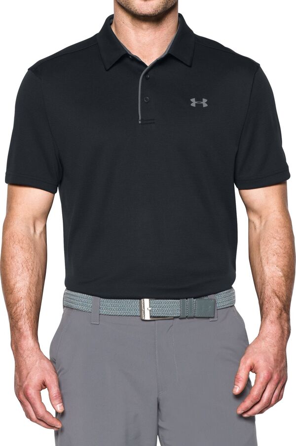 【送料無料】 アンダーアーマー メンズ ポロシャツ トップス Under Armour Men's Tech Golf Polo Black