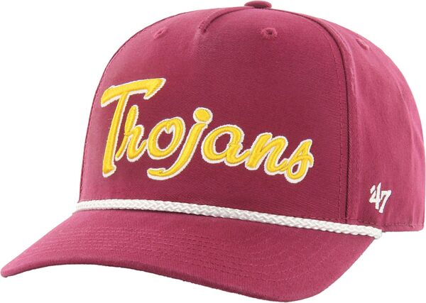 【送料無料】 フォーティーセブン メンズ 帽子 アクセサリー ‘47 Men's USC Trojans Cardinal Adjustable Hat