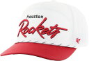 【送料無料】 フォーティーセブン メンズ 帽子 アクセサリー '47 Adult Houston Rockets White Chamberlin Adjustable Hitch(4)
