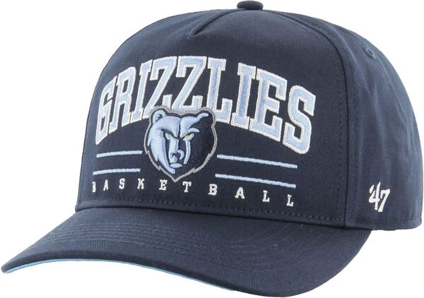 【送料無料】 フォーティーセブン メンズ 帽子 アクセサリー '47 Brand Adult Memphis Grizzlies Navy Rosco Hitch Adjustable Hat