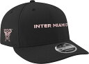 【送料無料】 ニューエラ レディース 帽子 アクセサリー New Era Women's Inter Miami CF Wordmark 9Fifty Adjustable Hat(4)