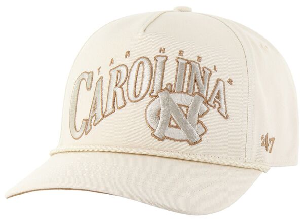 【送料無料】 フォーティーセブン レディース 帽子 アクセサリー '47 Men's North Carolina Tar Heels Natural Wave Rope Hitch Adjustable Hat