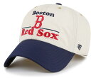【送料無料】 フォーティーセブン メンズ 帽子 アクセサリー '47 Boston Red Sox Bone Camp Cleanup Adjustable Hat(4)