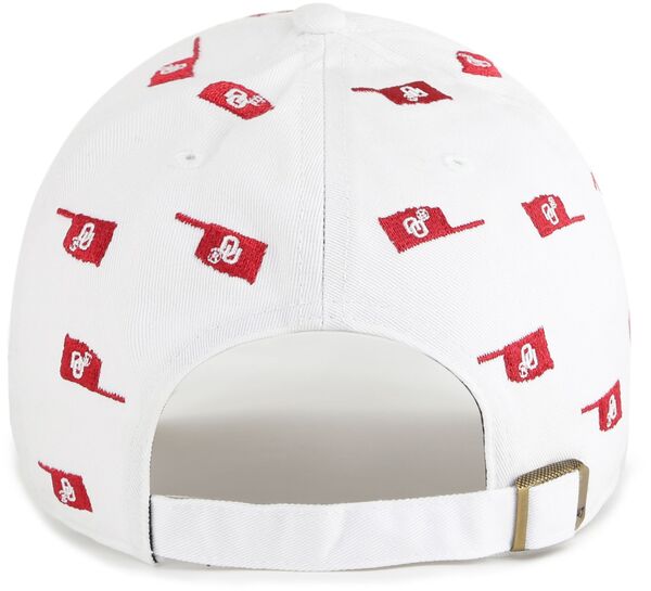 【送料無料】 フォーティーセブン レディース 帽子 アクセサリー '47 Men's Oklahoma Sooners White Confetti Clean-Up Adjustable Hat