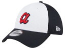 【送料無料】 ニューエラ レディース 帽子 アクセサリー New Era Adult Atlanta Braves Navy 39Thirty Stretch ...