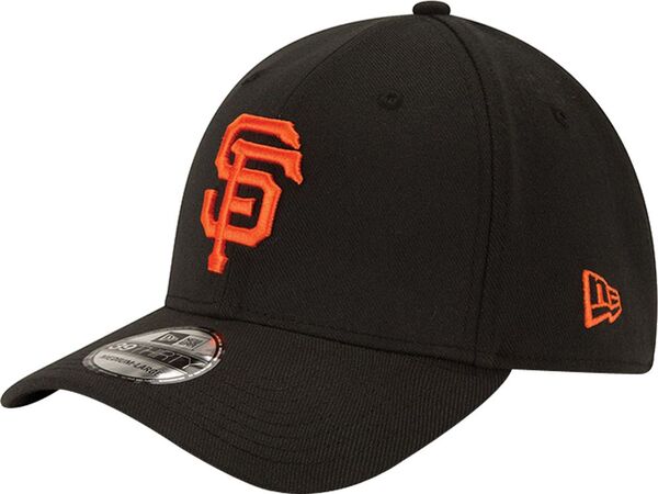 【送料無料】 ニューエラ メンズ 帽子 アクセサリー New Era Men's San Francisco Giants 39Thirty Classic Black Stretch Fit Hat