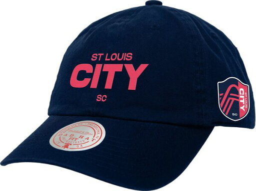 【送料無料】 ミッチェル&ネス レディース 帽子 アクセサリー Mitchell & Ness St. Louis City SC Wordmark Navy Dad Hat 【送料無料】 ミッチェル&ネス レディース 帽子 アクセサリー Mitchell & Ness St. Louis City SC Wordmark Navy Dad Hat
