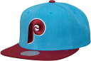 【送料無料】 ミッチェル&ネス レディース 帽子 アクセサリー Mitchell & Ness Adult Philadelphia Phillies Blue...