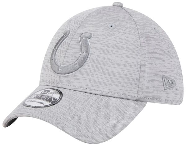 【送料無料】 ニューエラ レディース 帽子 アクセサリー New Era Men's Indianapolis Colts Sideline Tech Grey 39Thirty Stretch Fit Hat