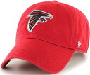 【送料無料】 フォーティーセブン レディース 帽子 アクセサリー '47 Adult Atlanta Falcons Clean Up Red Adjustab...